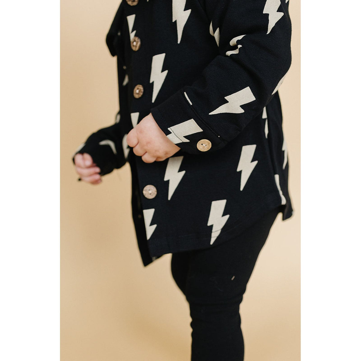 Shacket | Black Bolts