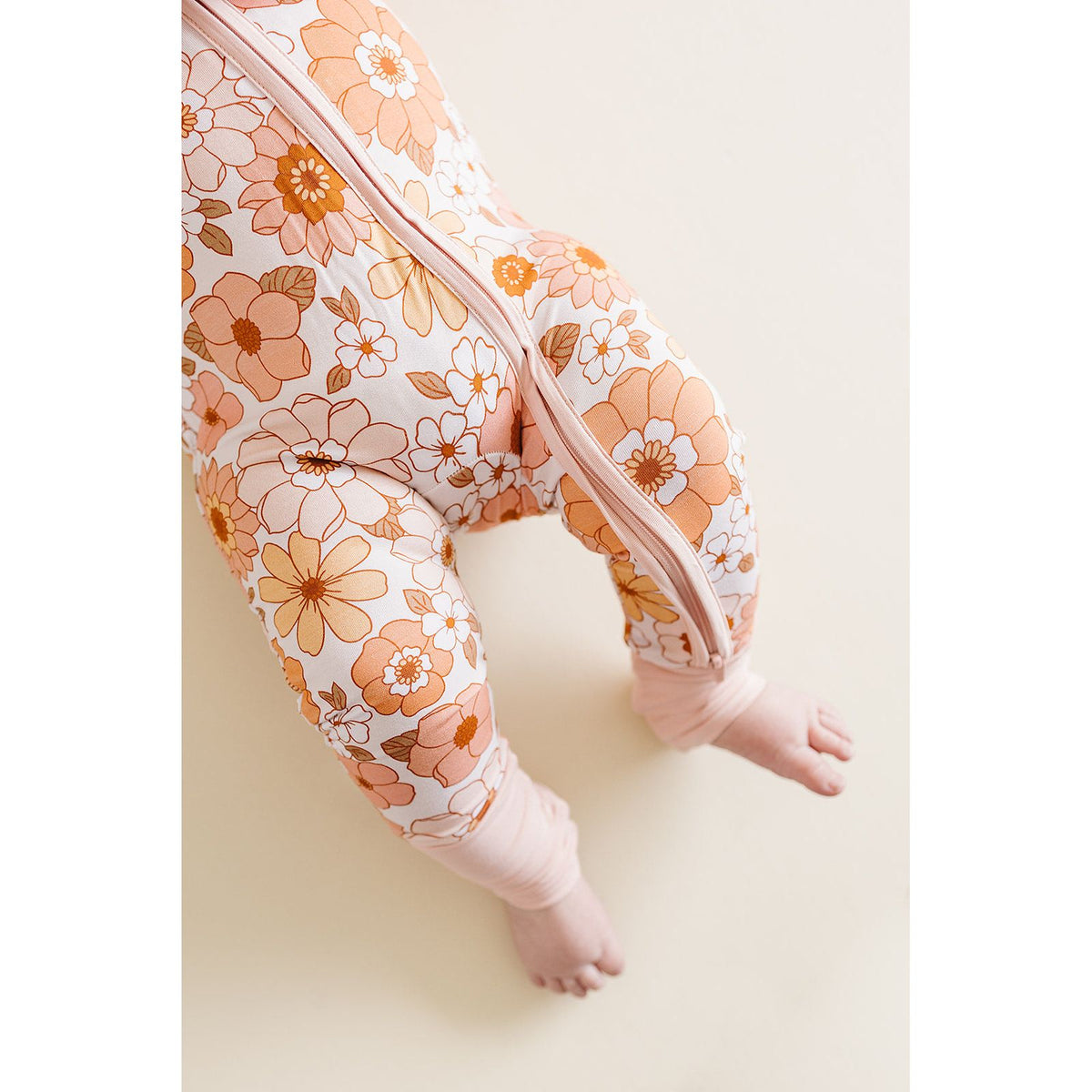 Bamboo Zip Romper |  Sweet Blossom