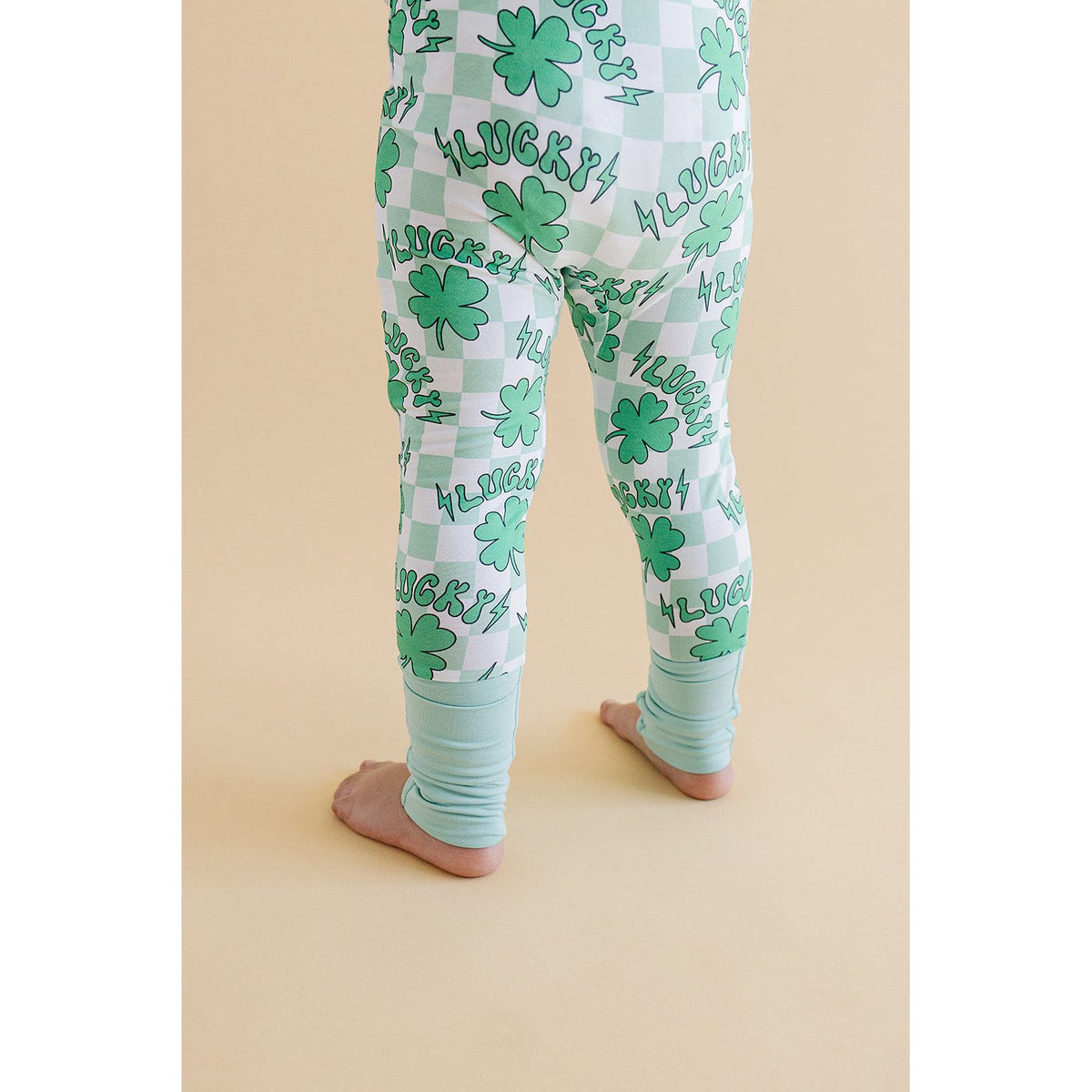 Bamboo Zip Romper | Lucky Shamrock