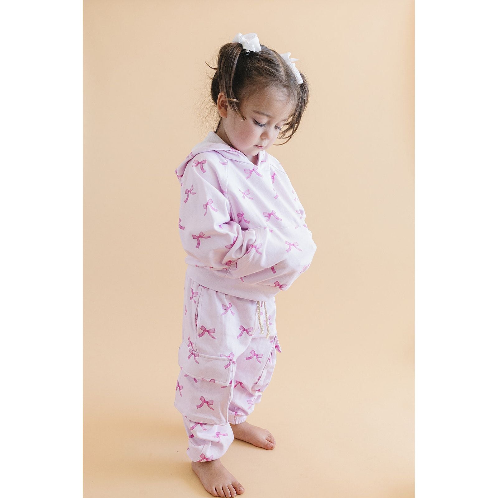 Cargo Jogger Set | Pink Bows