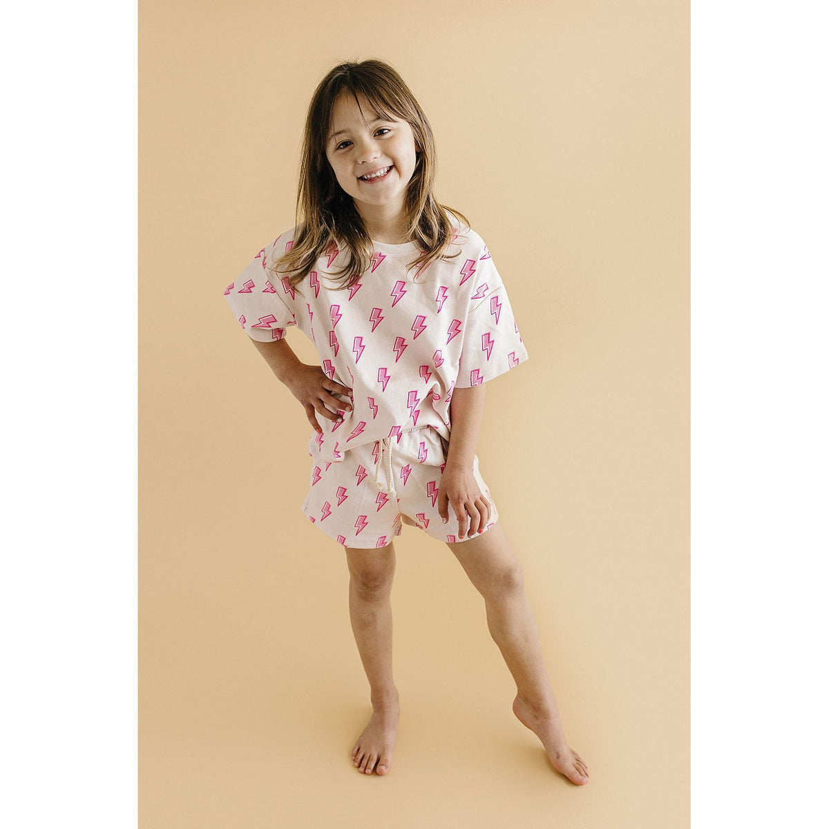 Shorts Set | Pink Bolts