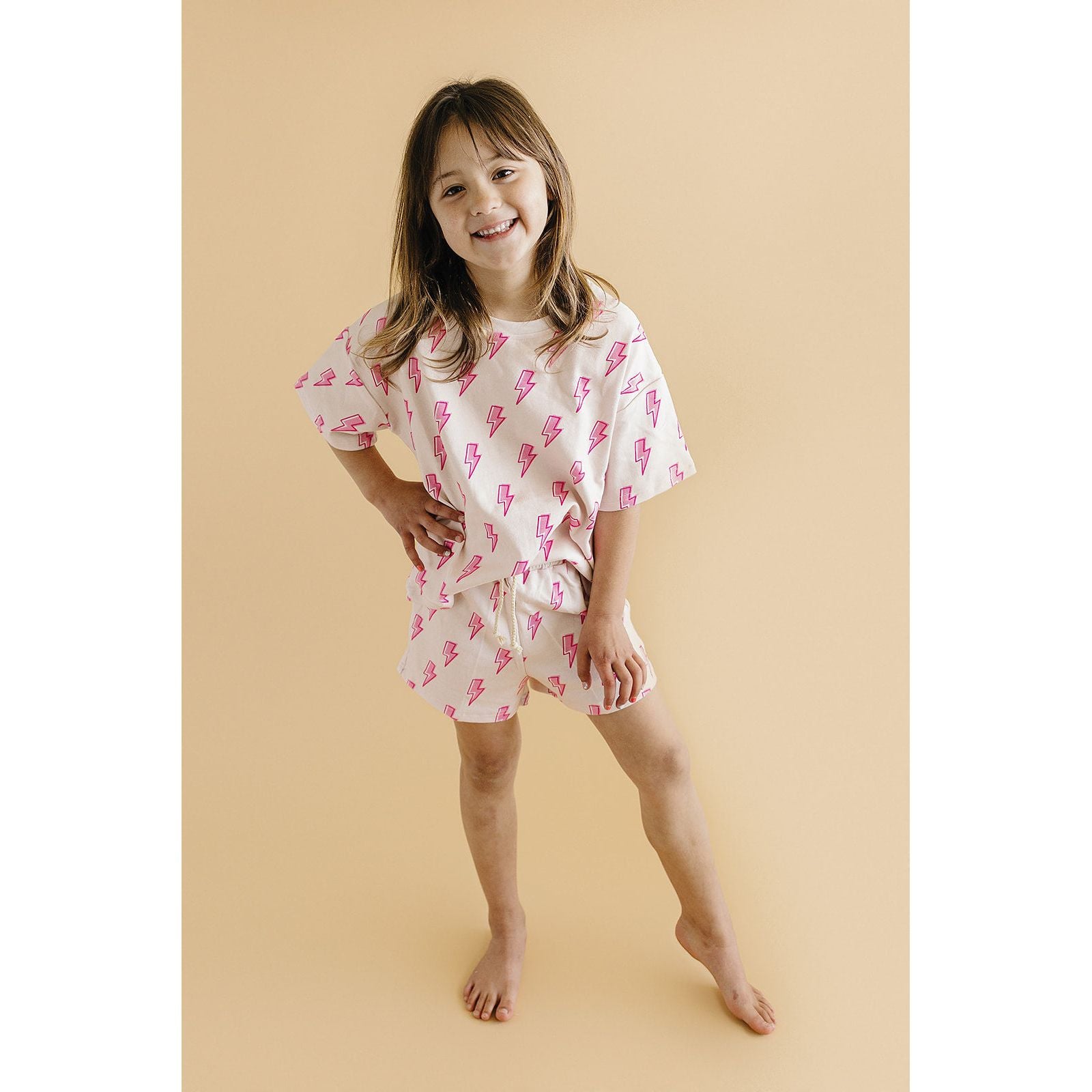 Shorts Set | Pink Bolts