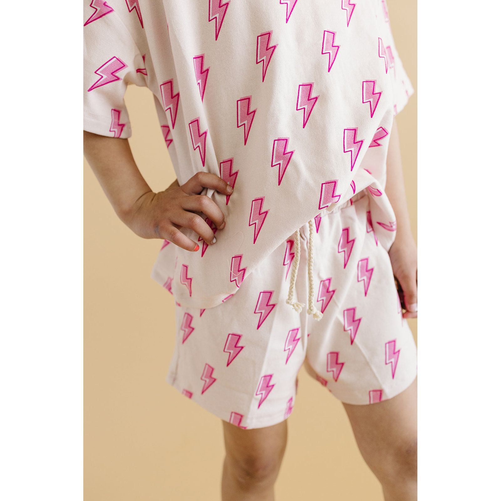 Shorts Set | Pink Bolts