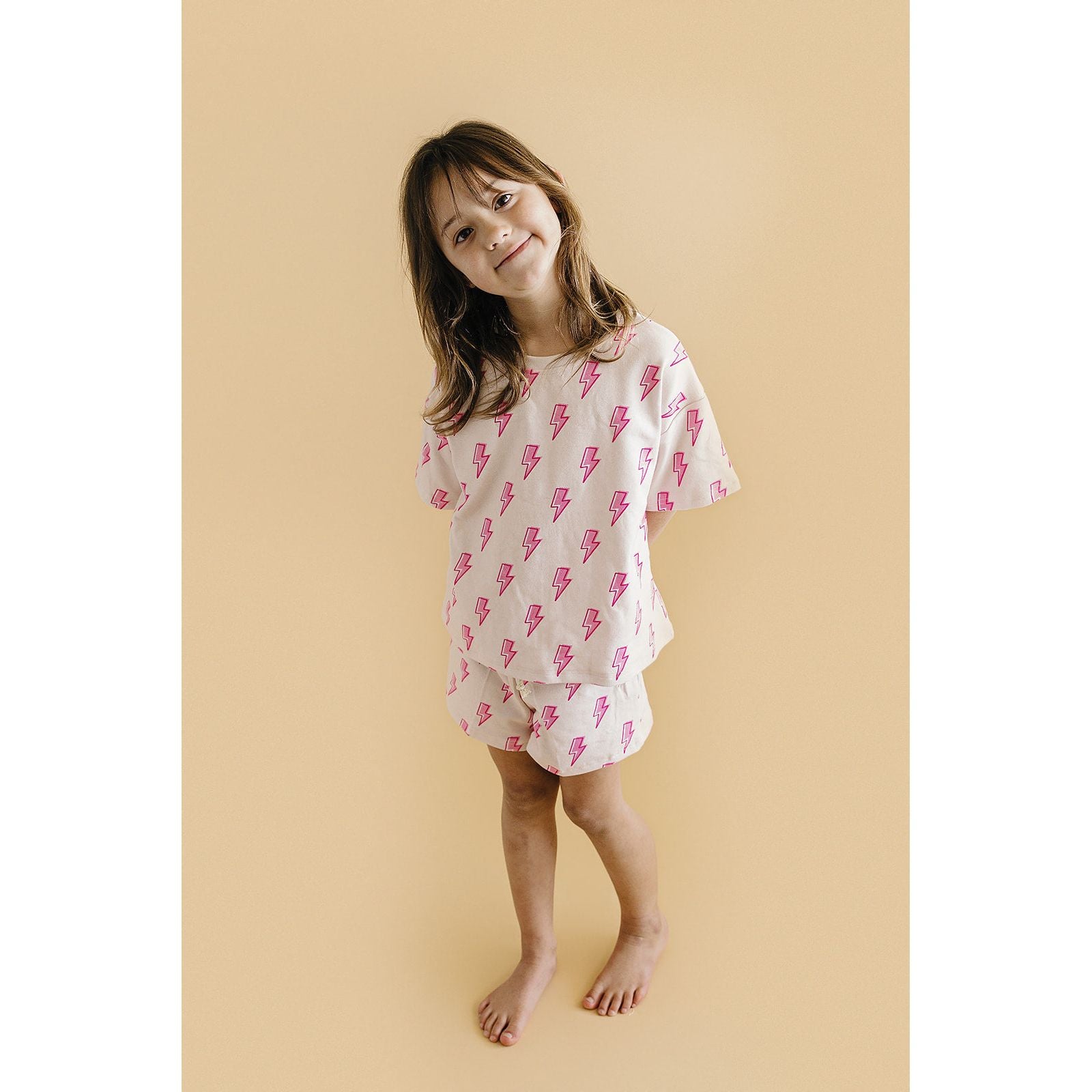 Shorts Set | Pink Bolts