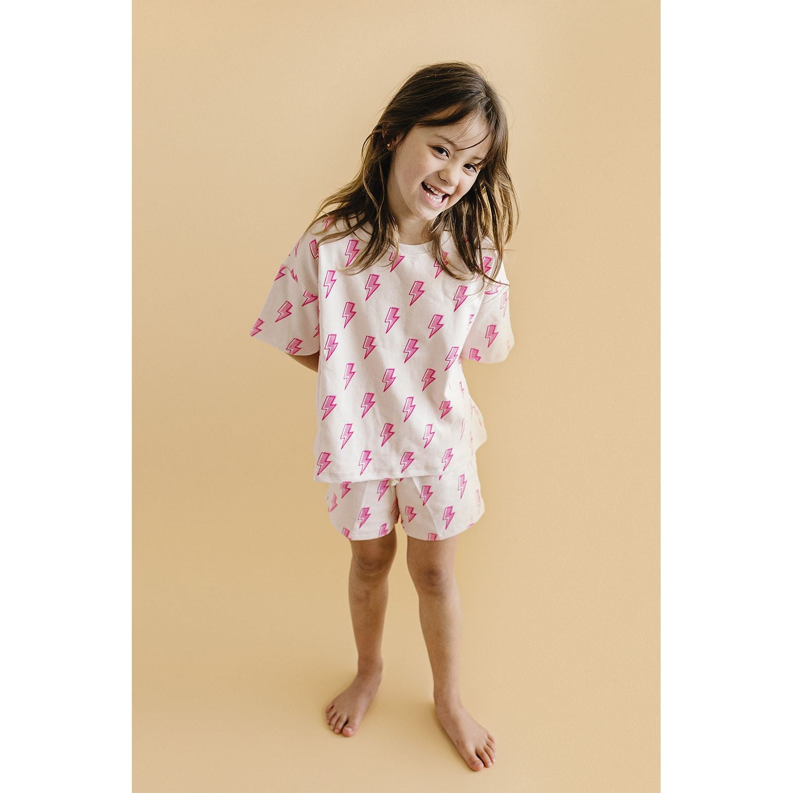 Shorts Set | Pink Bolts