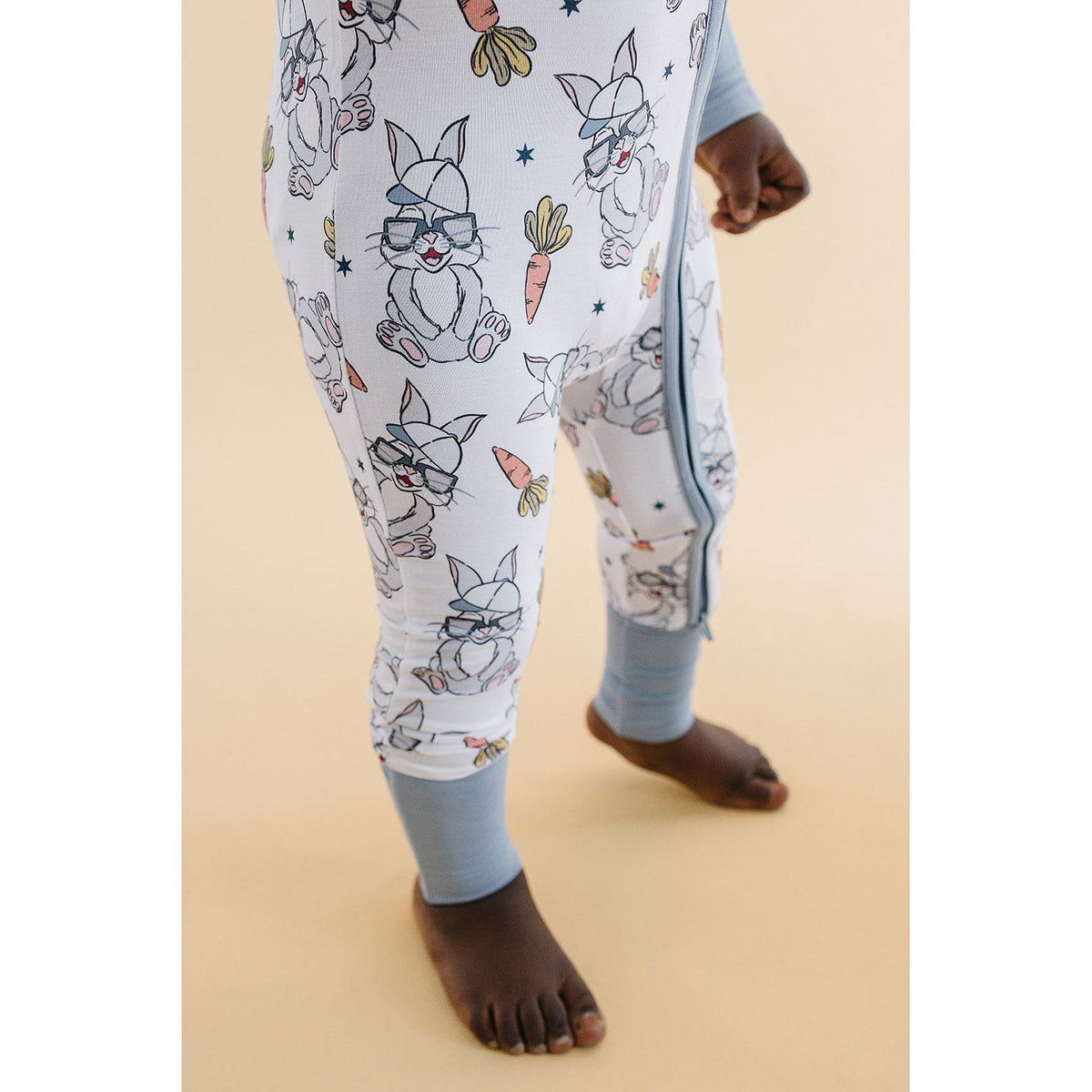 Bamboo Zip Romper | Rad Bunny