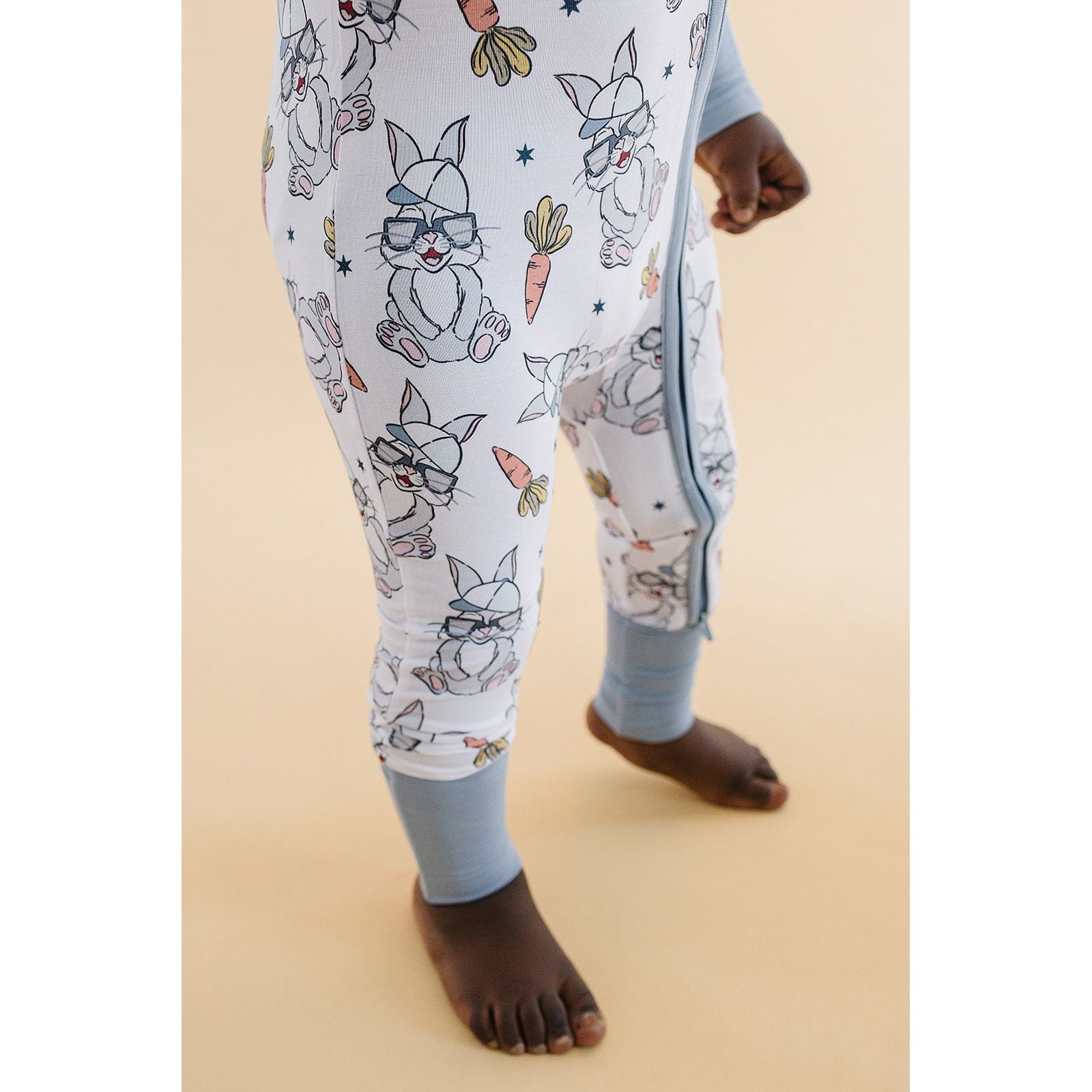 Bamboo Zip Romper | Rad Bunny