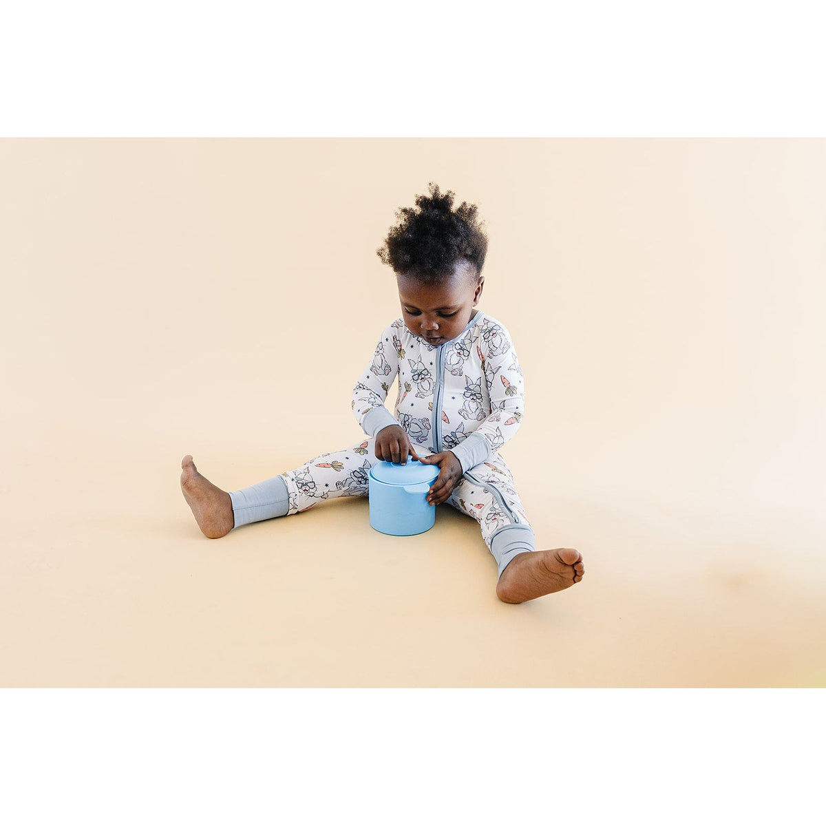 Bamboo Zip Romper | Rad Bunny