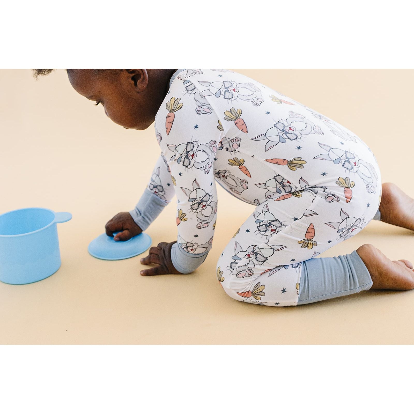 Bamboo Zip Romper | Rad Bunny