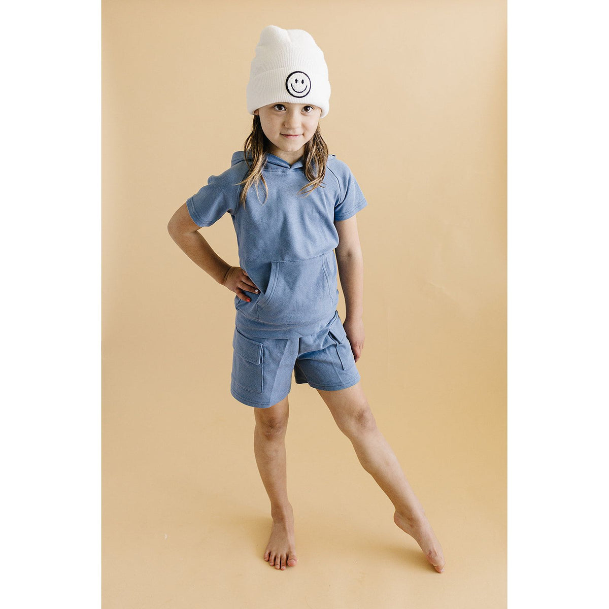Cargo Shorts Set | Blue