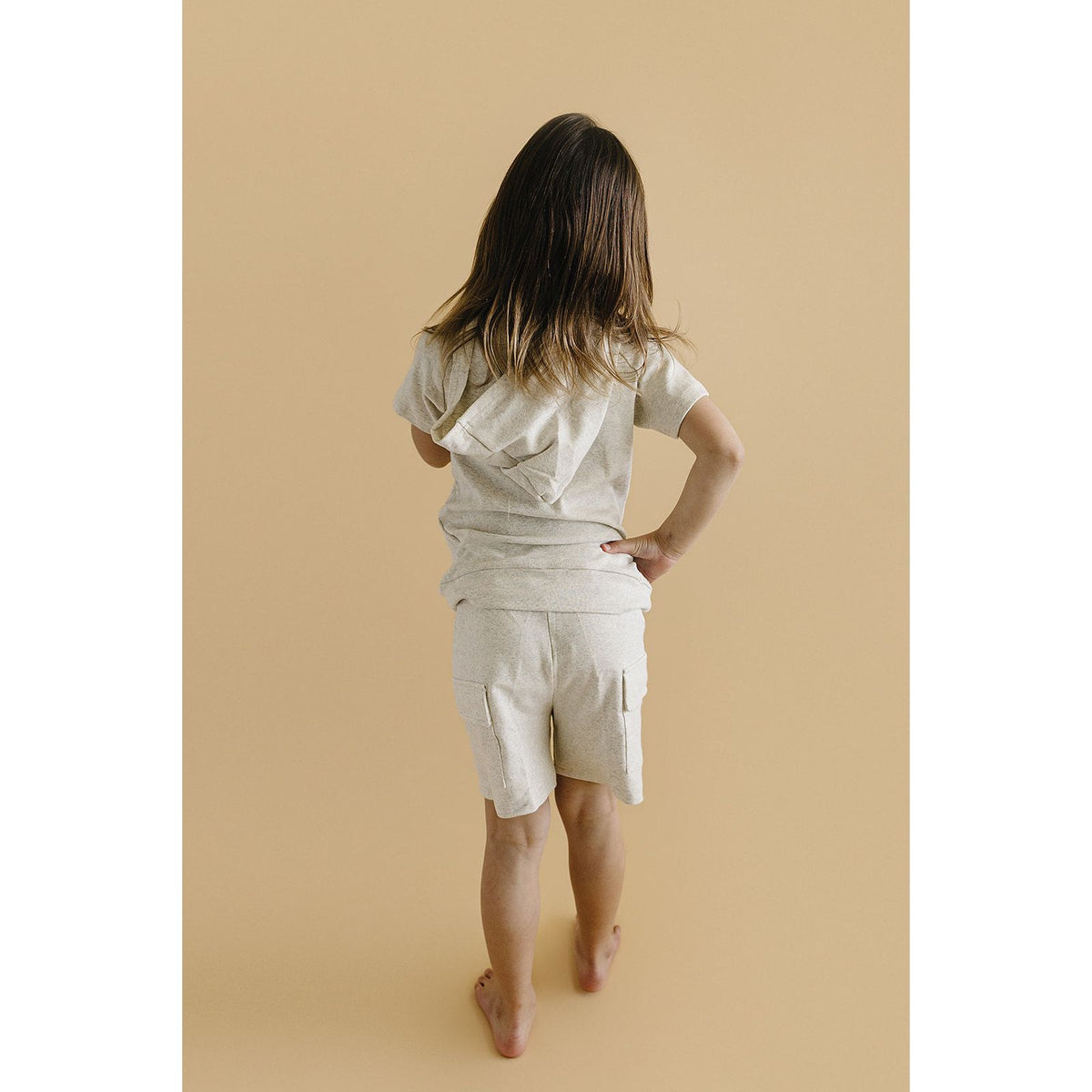 Cargo Shorts Set | Oatmeal