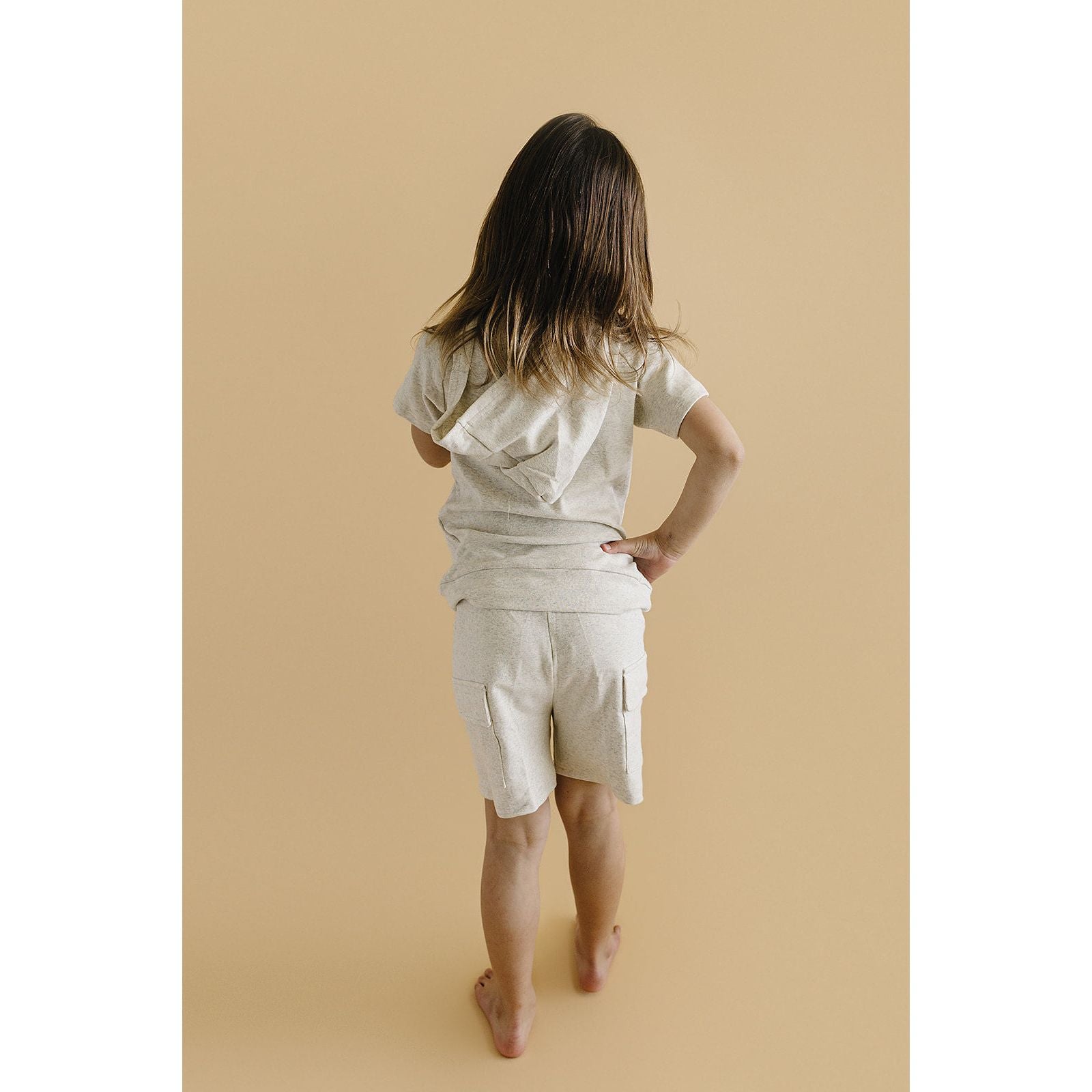 Cargo Shorts Set | Oatmeal