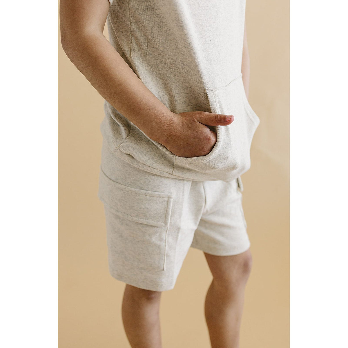 Cargo Shorts Set | Oatmeal