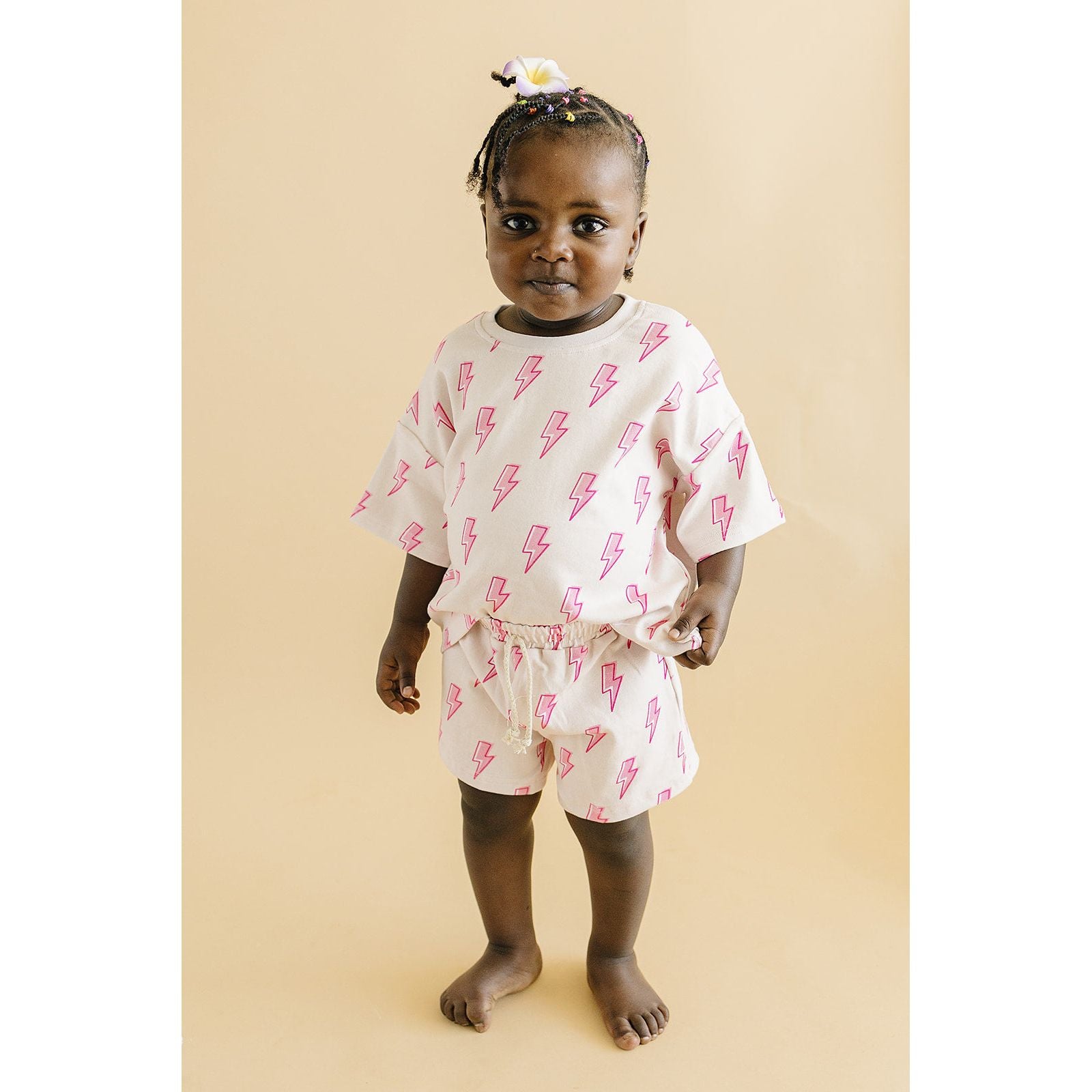 Shorts Set | Pink Bolts