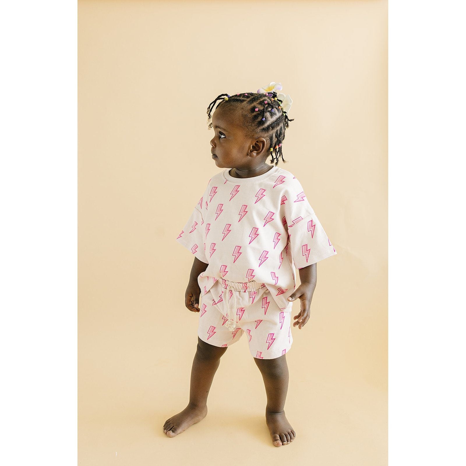 Shorts Set | Pink Bolts