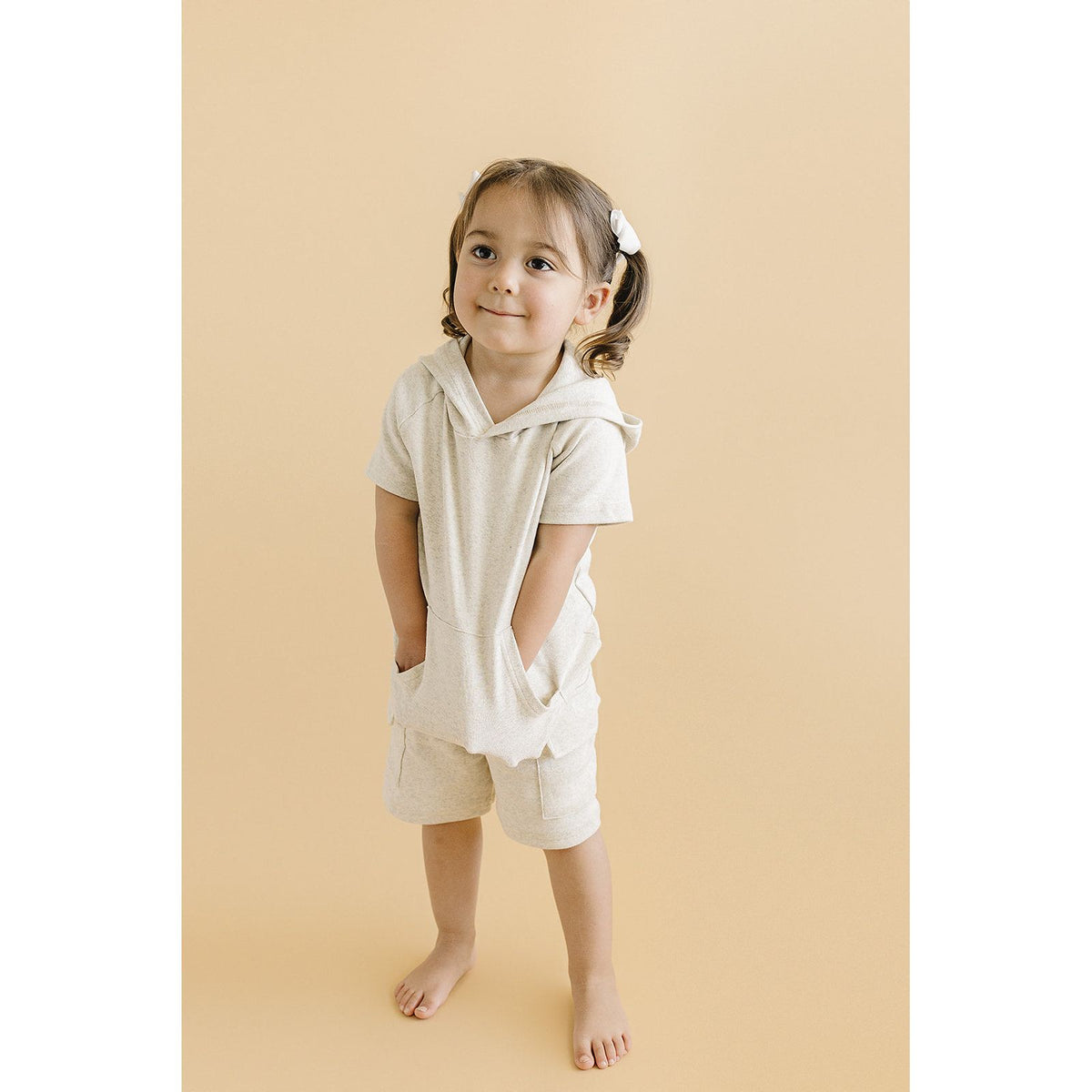 Cargo Shorts Set | Oatmeal