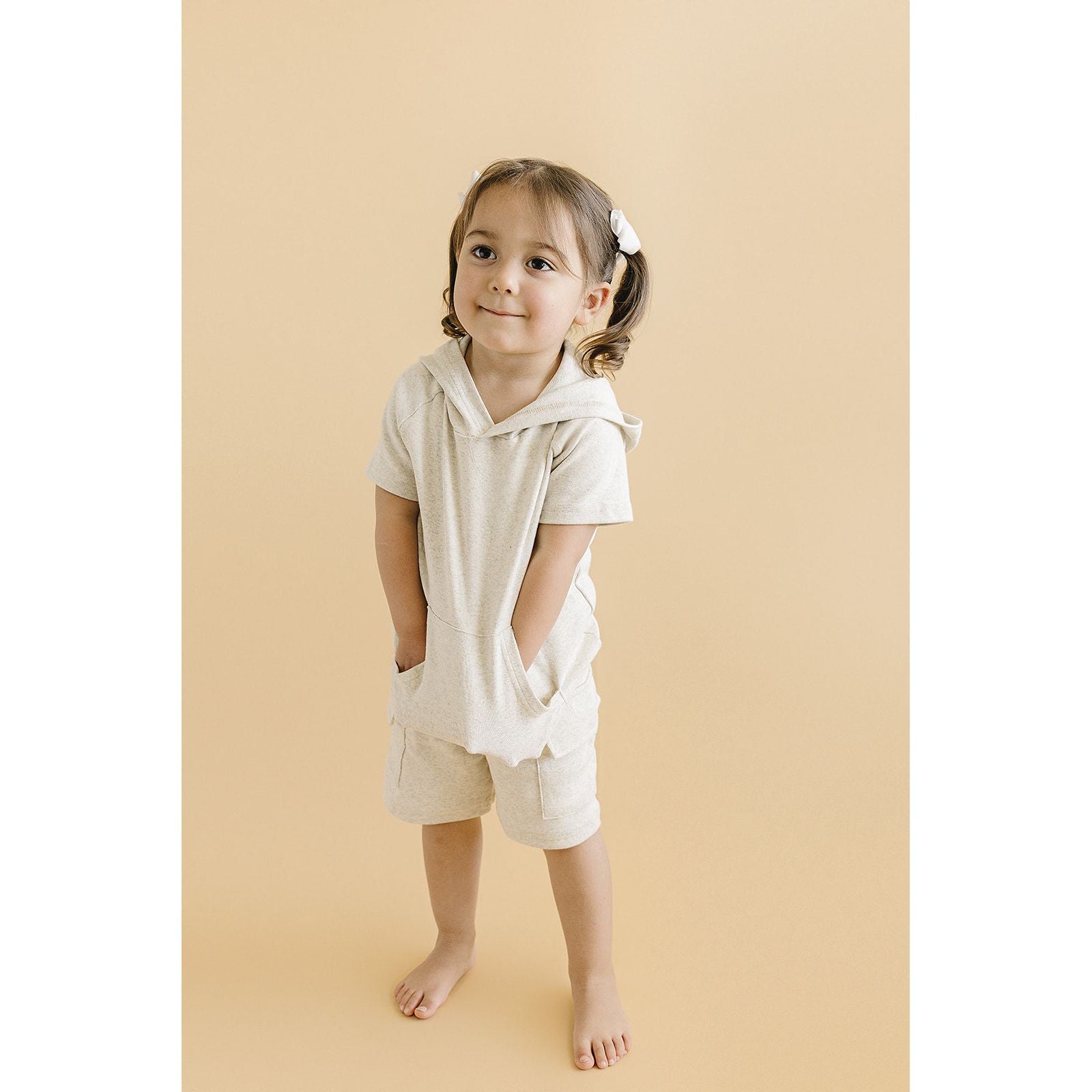 Cargo Shorts Set | Oatmeal