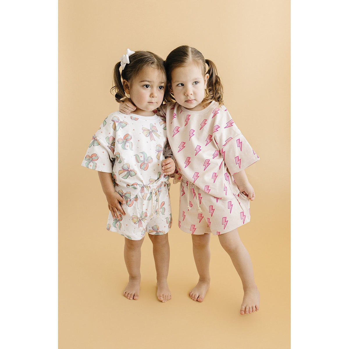 Shorts Set | Pink Bolts