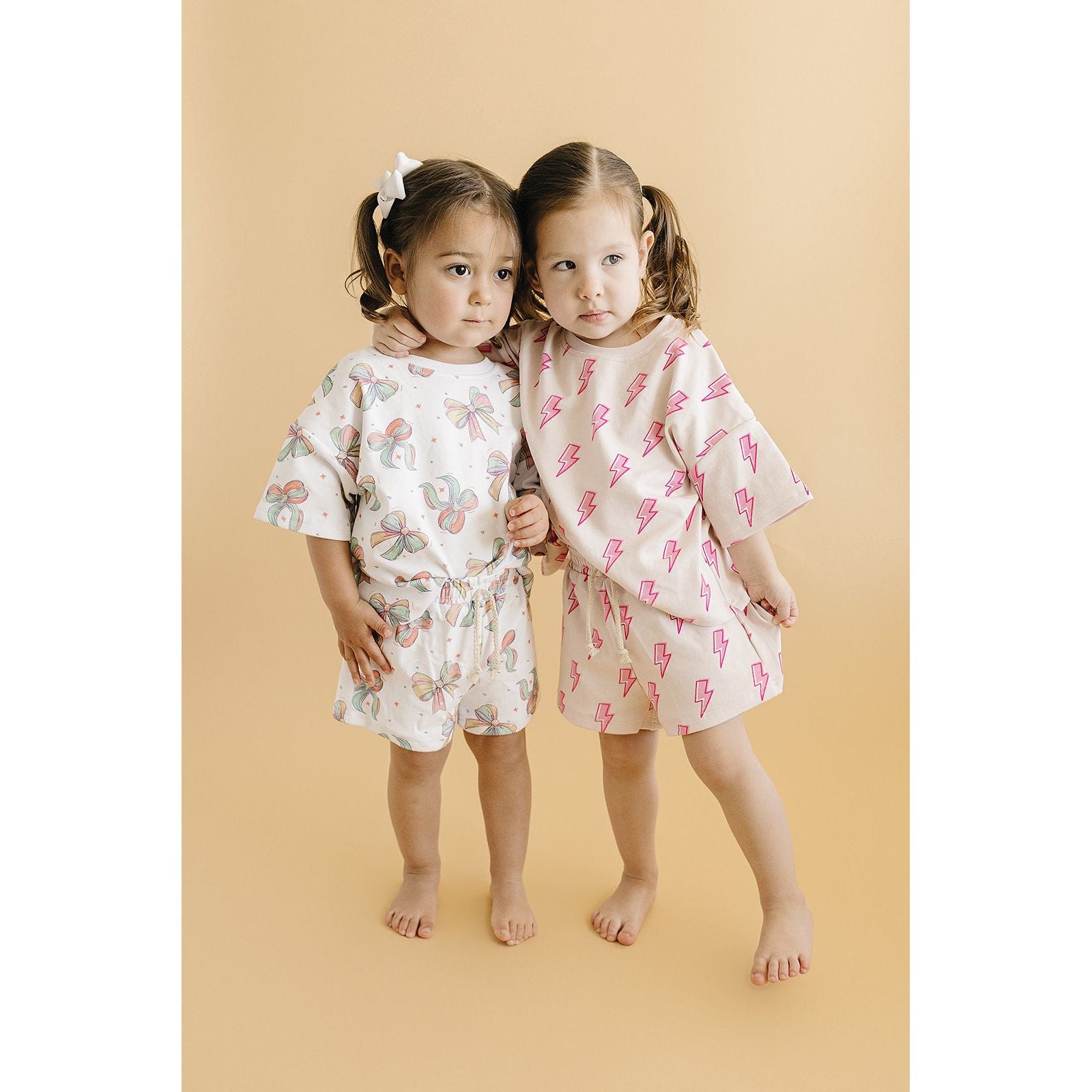 Shorts Set | Pink Bolts