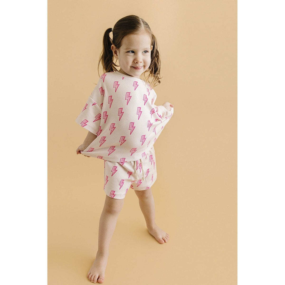 Shorts Set | Pink Bolts