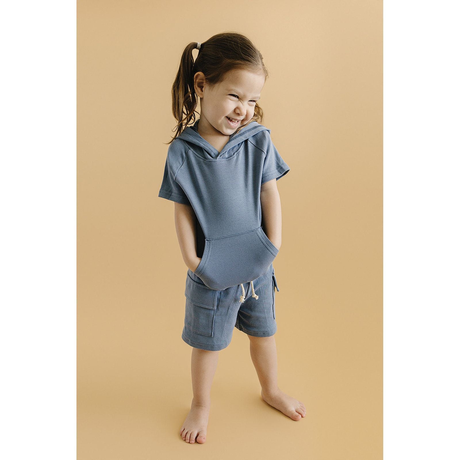Cargo Shorts Set | Blue
