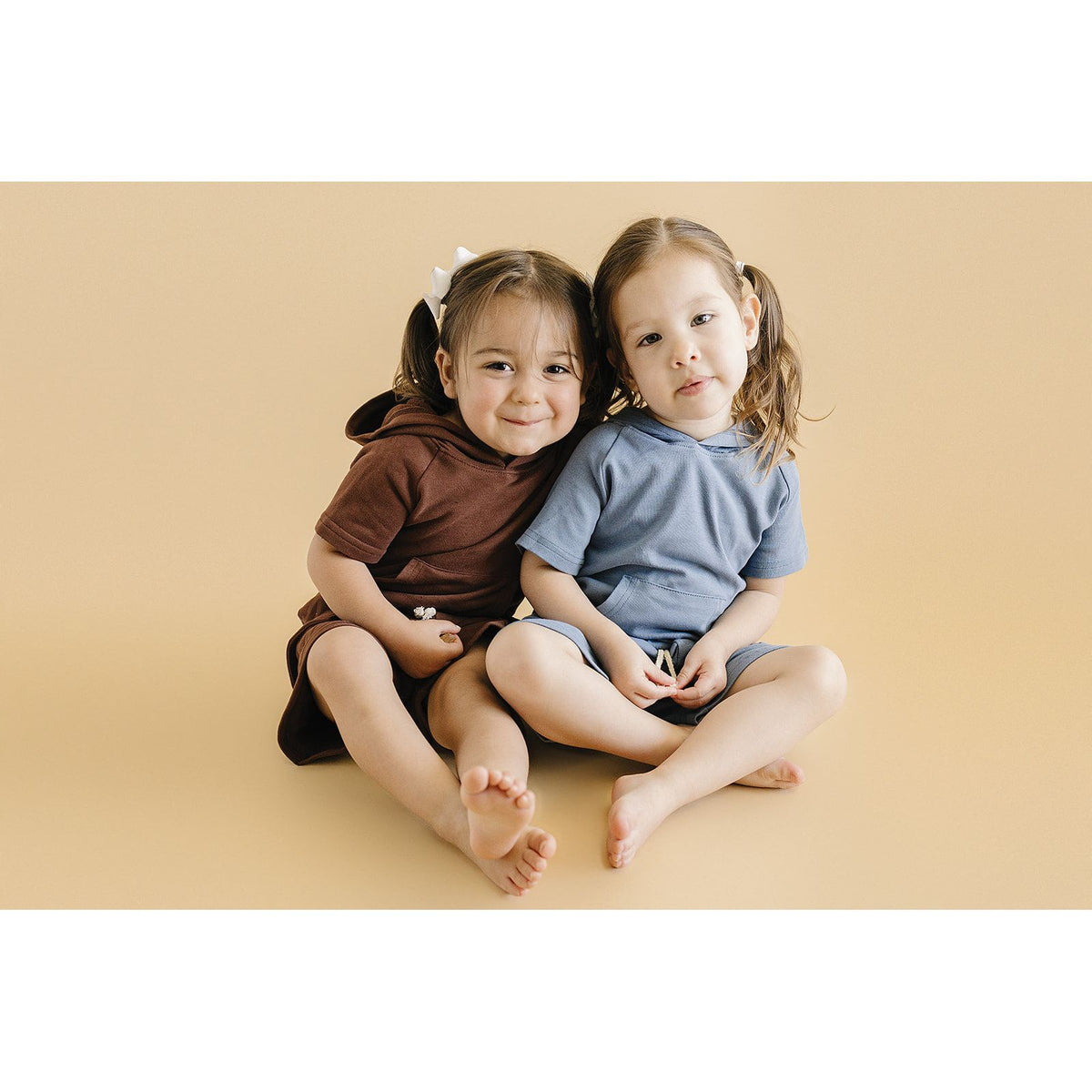 Terry Cargo Shorts Set | Chocolate