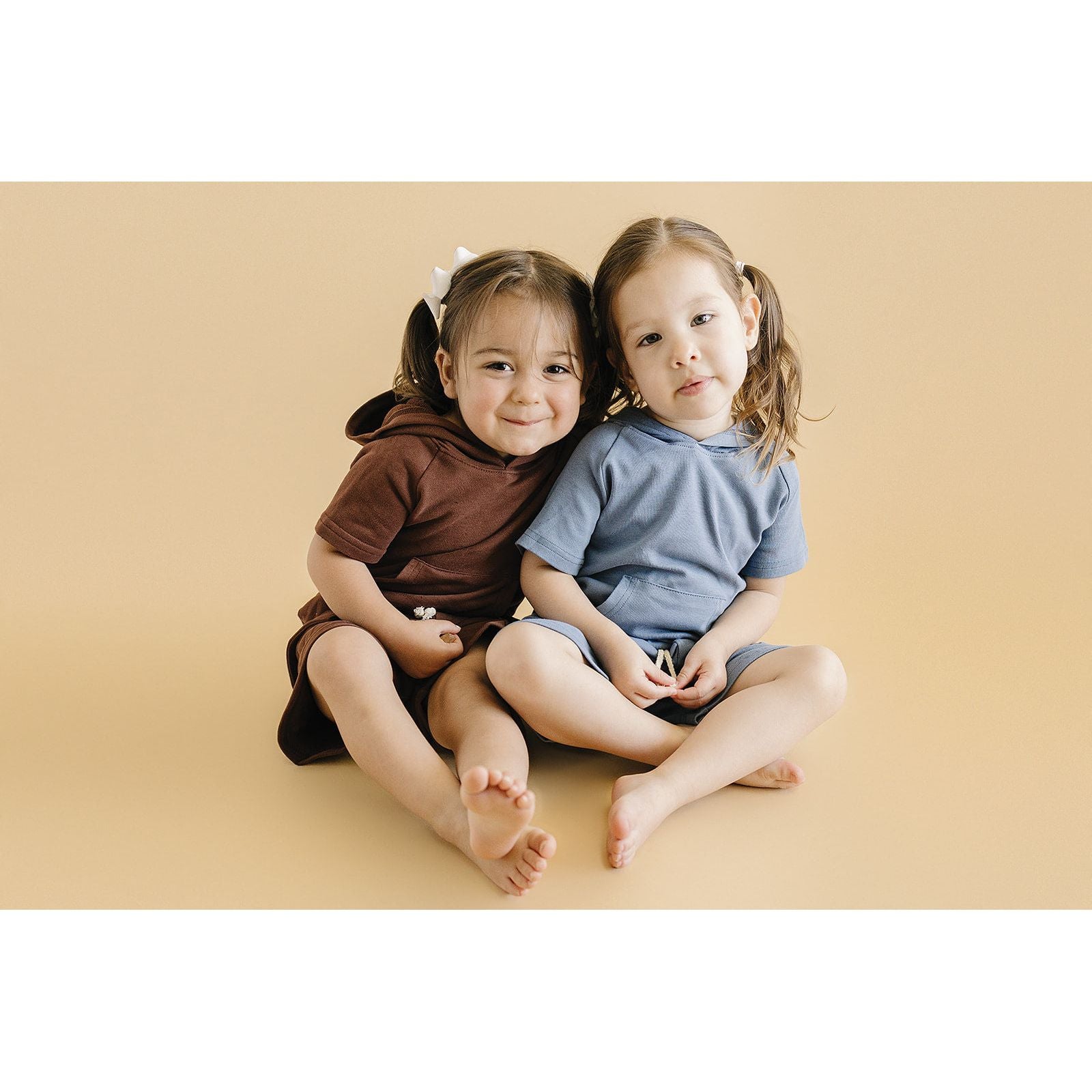 Terry Cargo Shorts Set | Chocolate