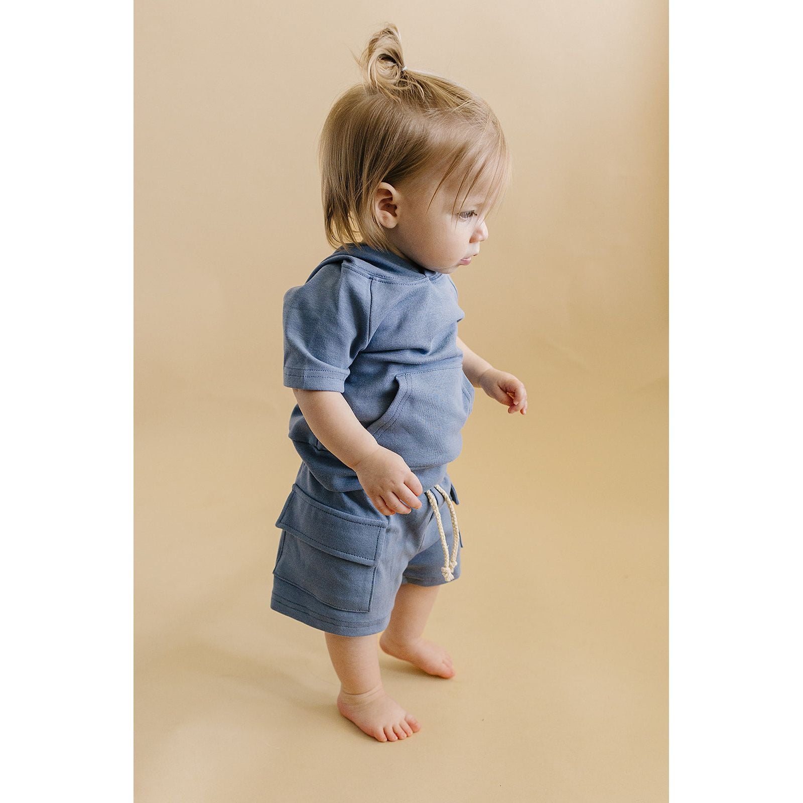 Cargo Shorts Set | Blue