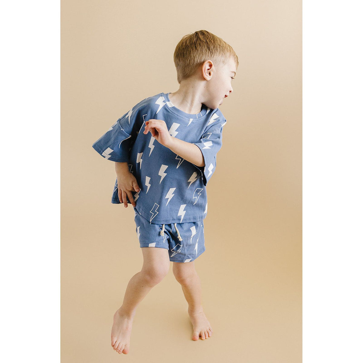 Shorts Set | Blue Bolts