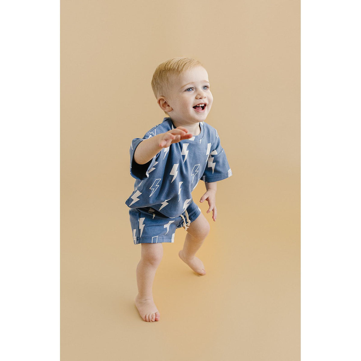 Shorts Set | Blue Bolts