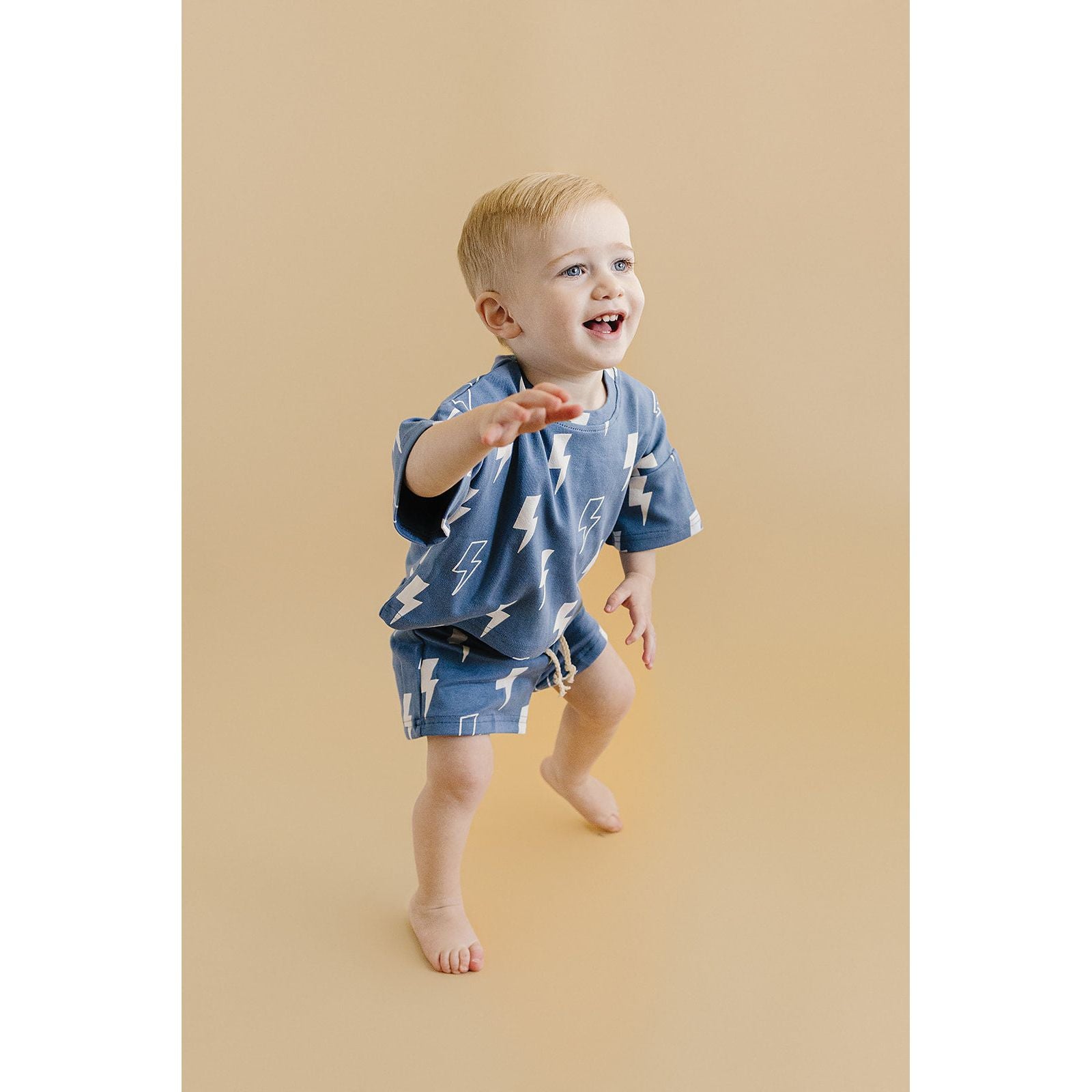 Shorts Set | Blue Bolts