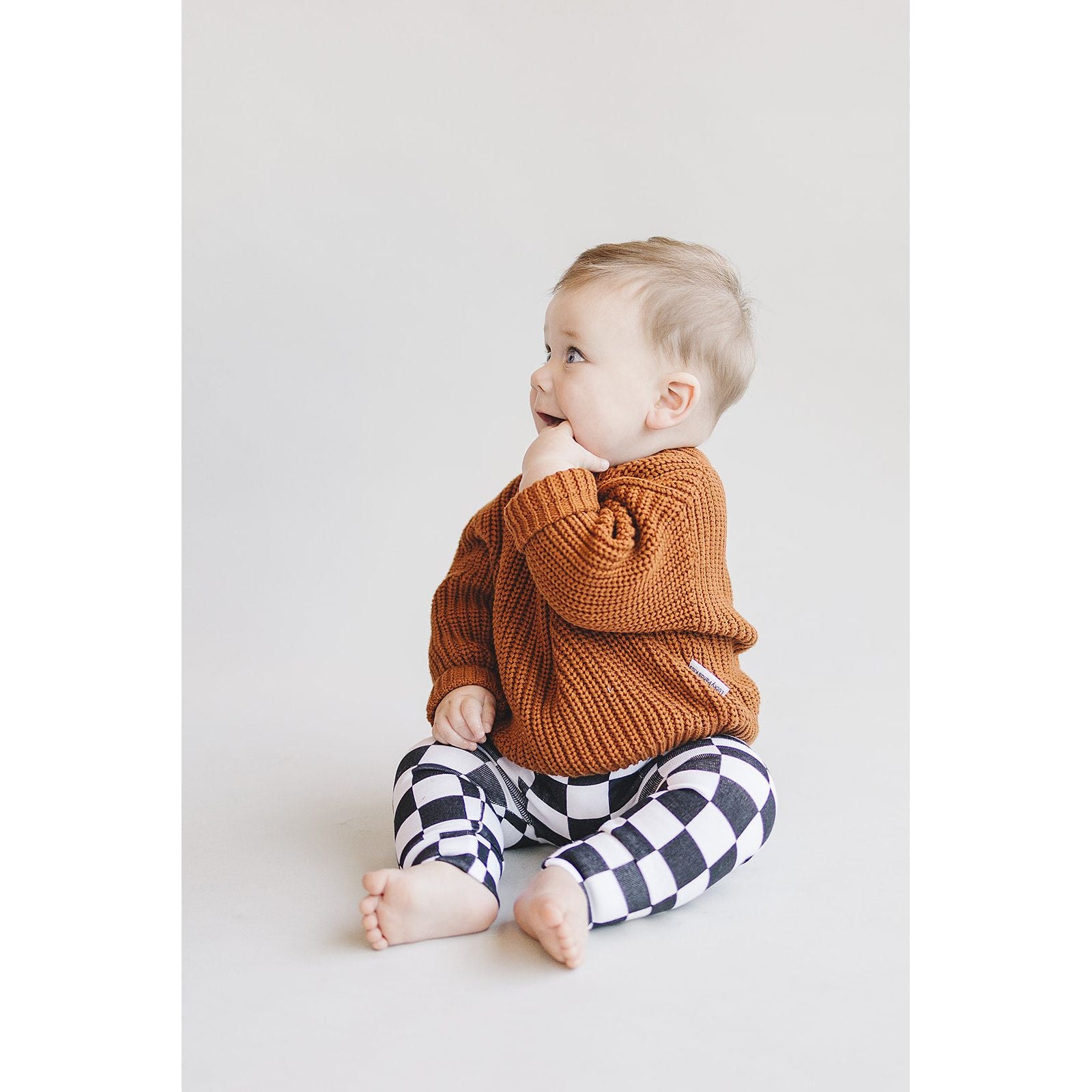 Chunky Knit Sweater | Rust