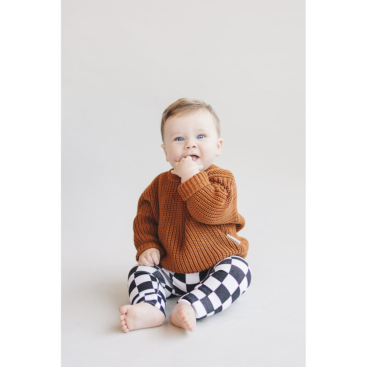 Chunky Knit Sweater | Rust