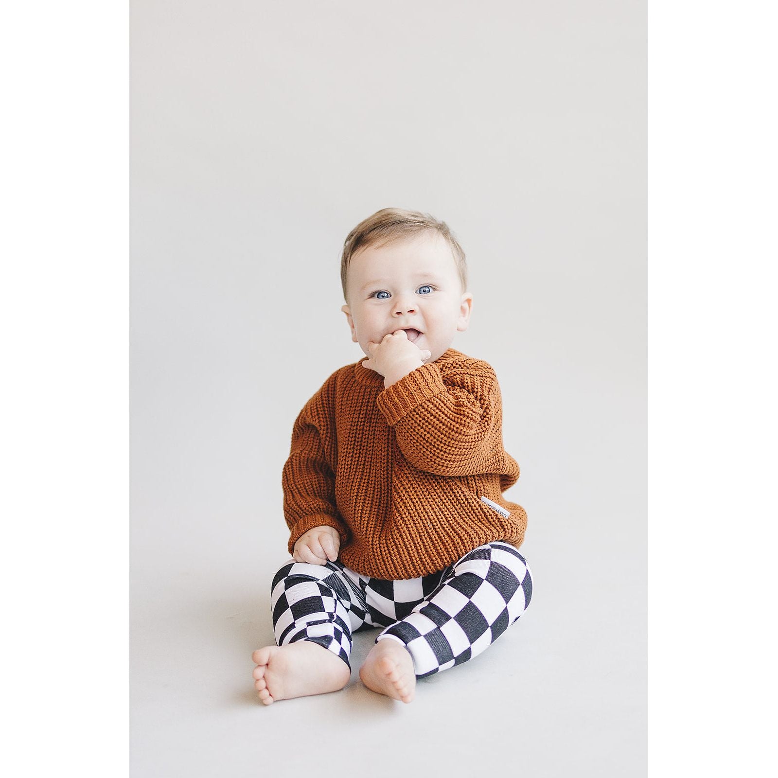 Chunky Knit Sweater | Rust