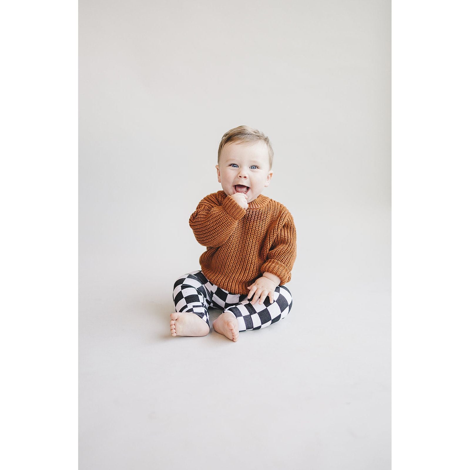 Chunky Knit Sweater | Rust