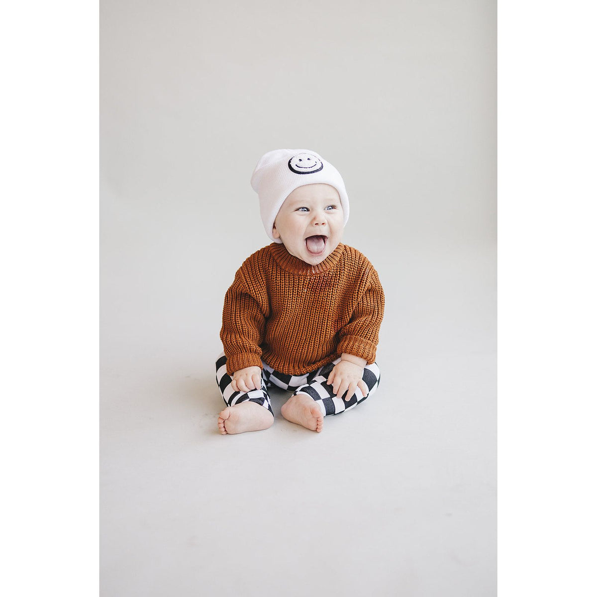 Chunky Knit Sweater | Rust