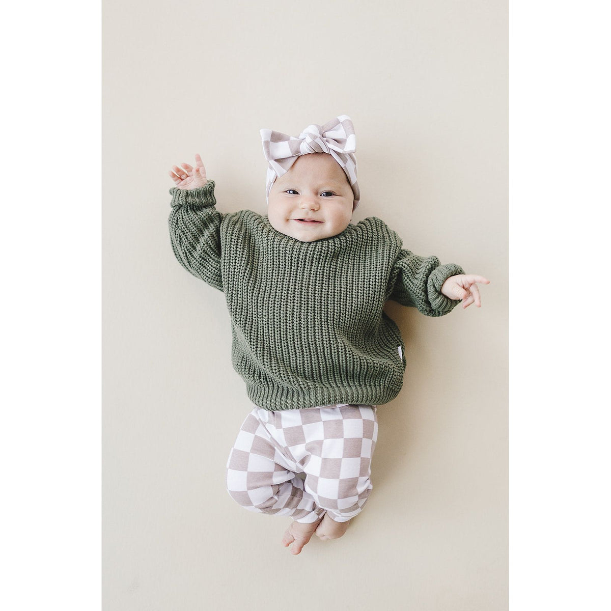 Chunky Knit Sweater | Green