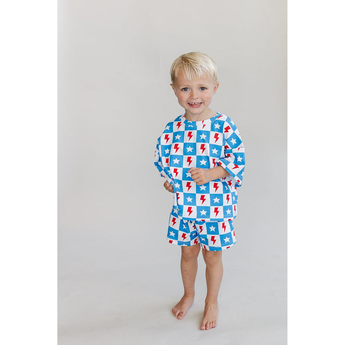 Shorts Set | Checks & Stars
