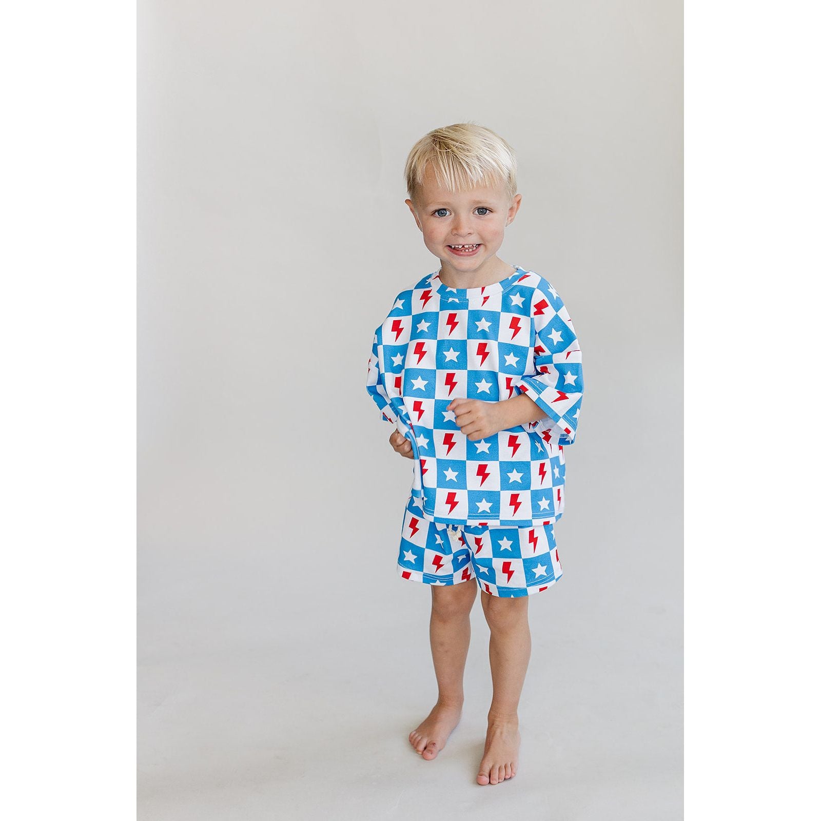 Shorts Set | Checks & Stars