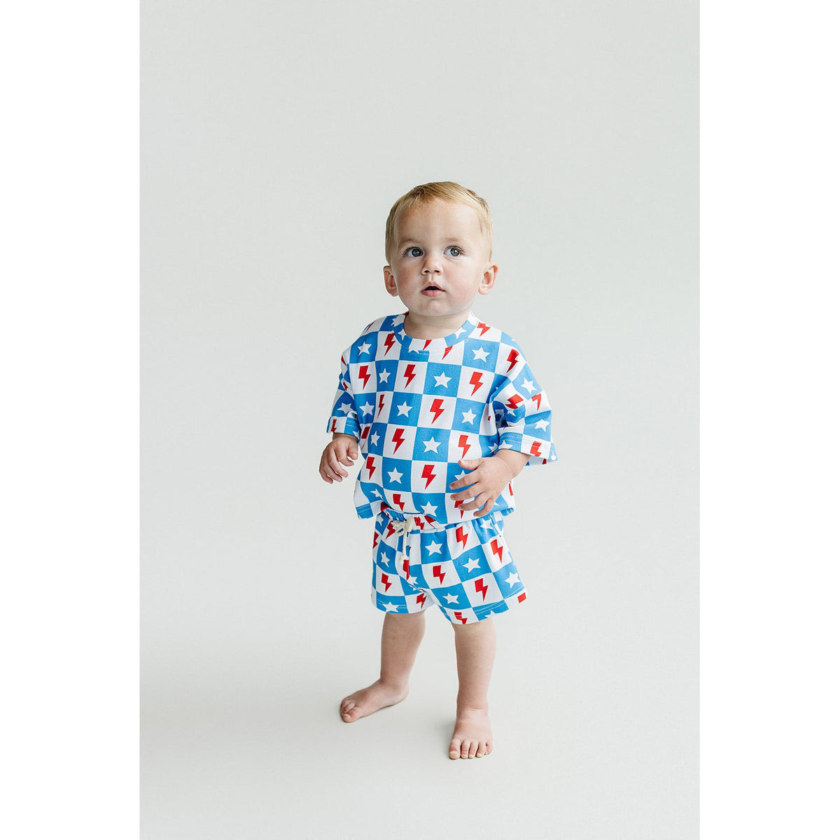 Shorts Set | Checks & Stars