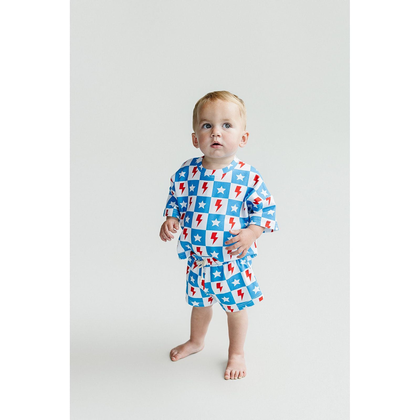 Shorts Set | Checks & Stars