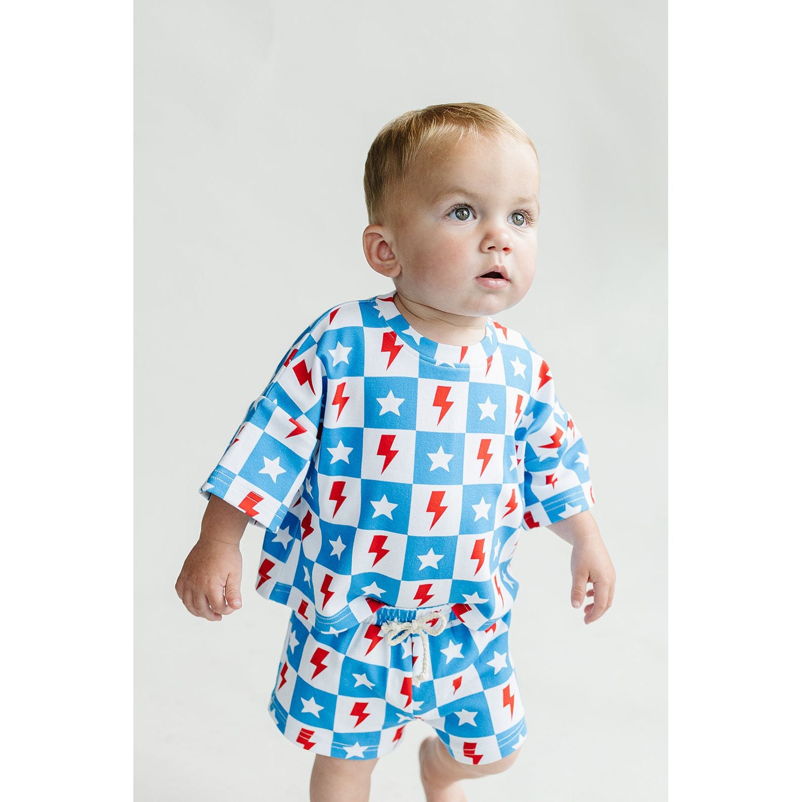 Shorts Set | Checks & Stars