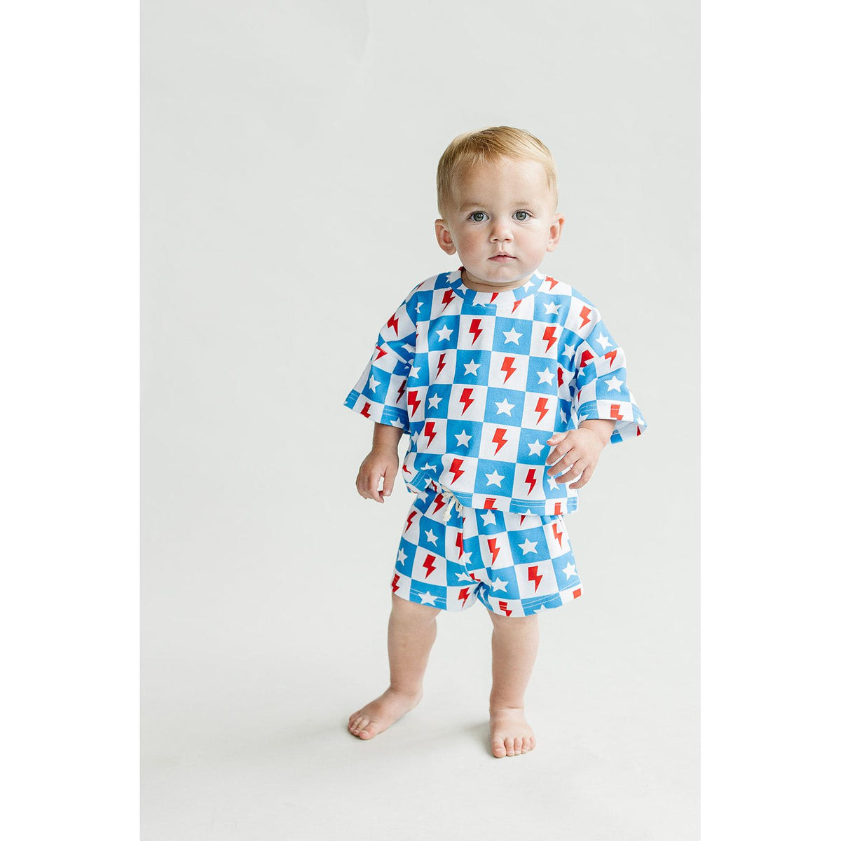 Shorts Set | Checks & Stars