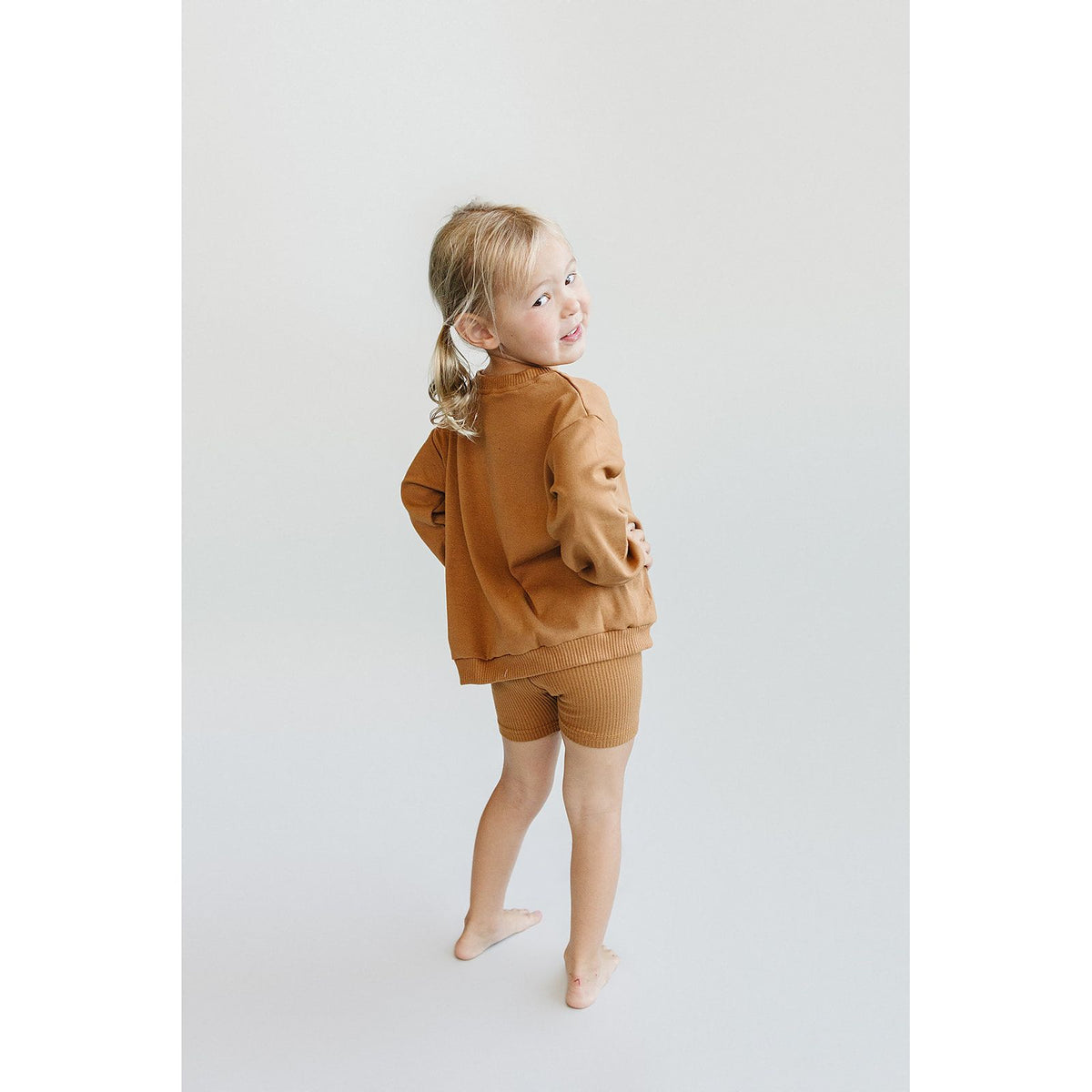 Biker Shorts Set | Brown