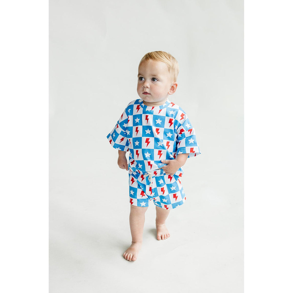 Shorts Set | Checks & Stars