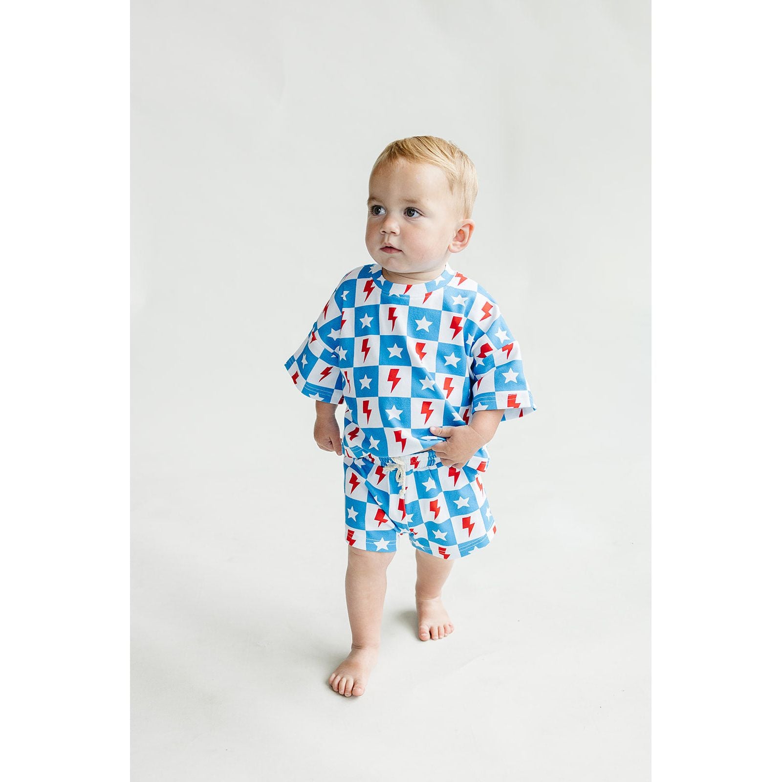 Shorts Set | Checks & Stars