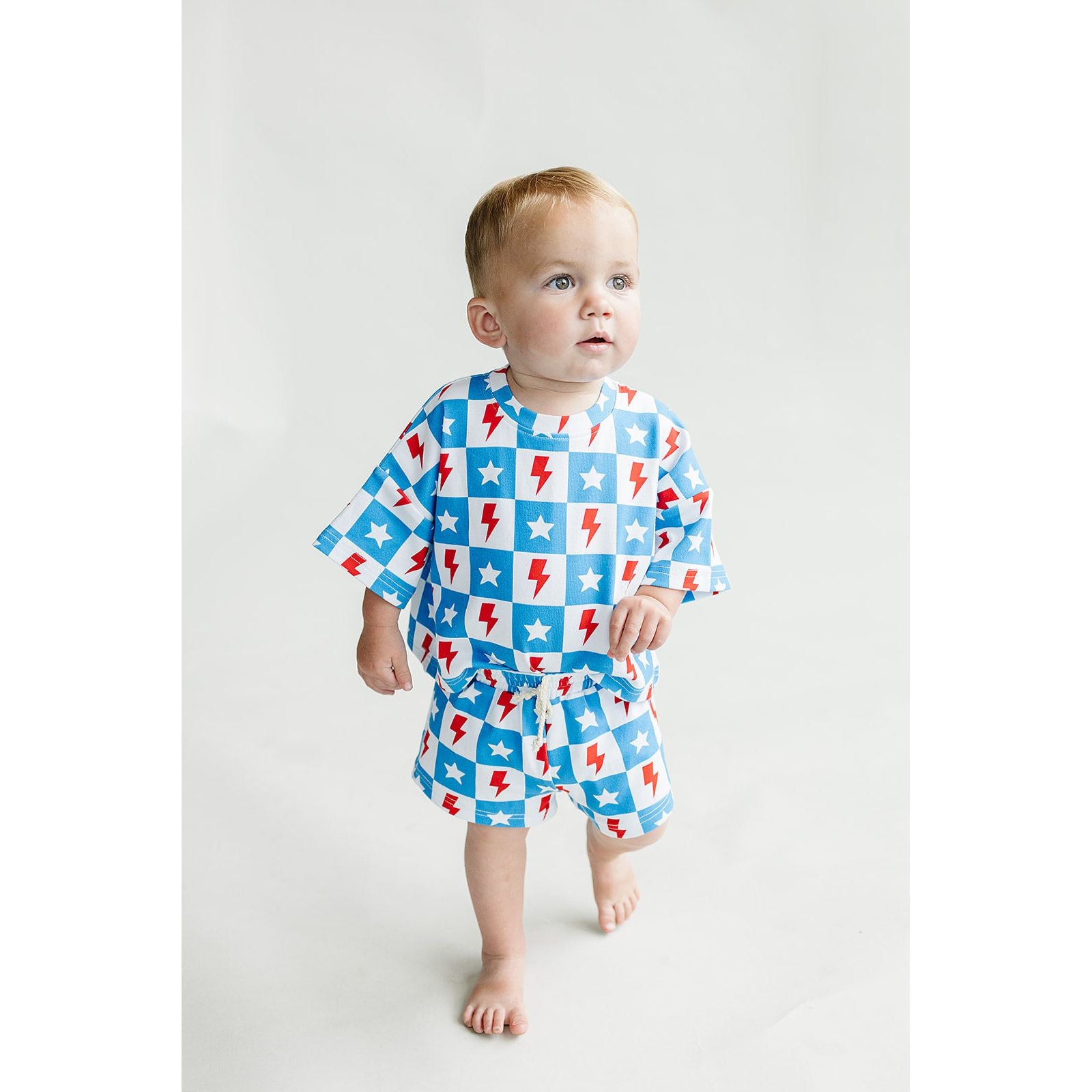 Shorts Set | Checks & Stars