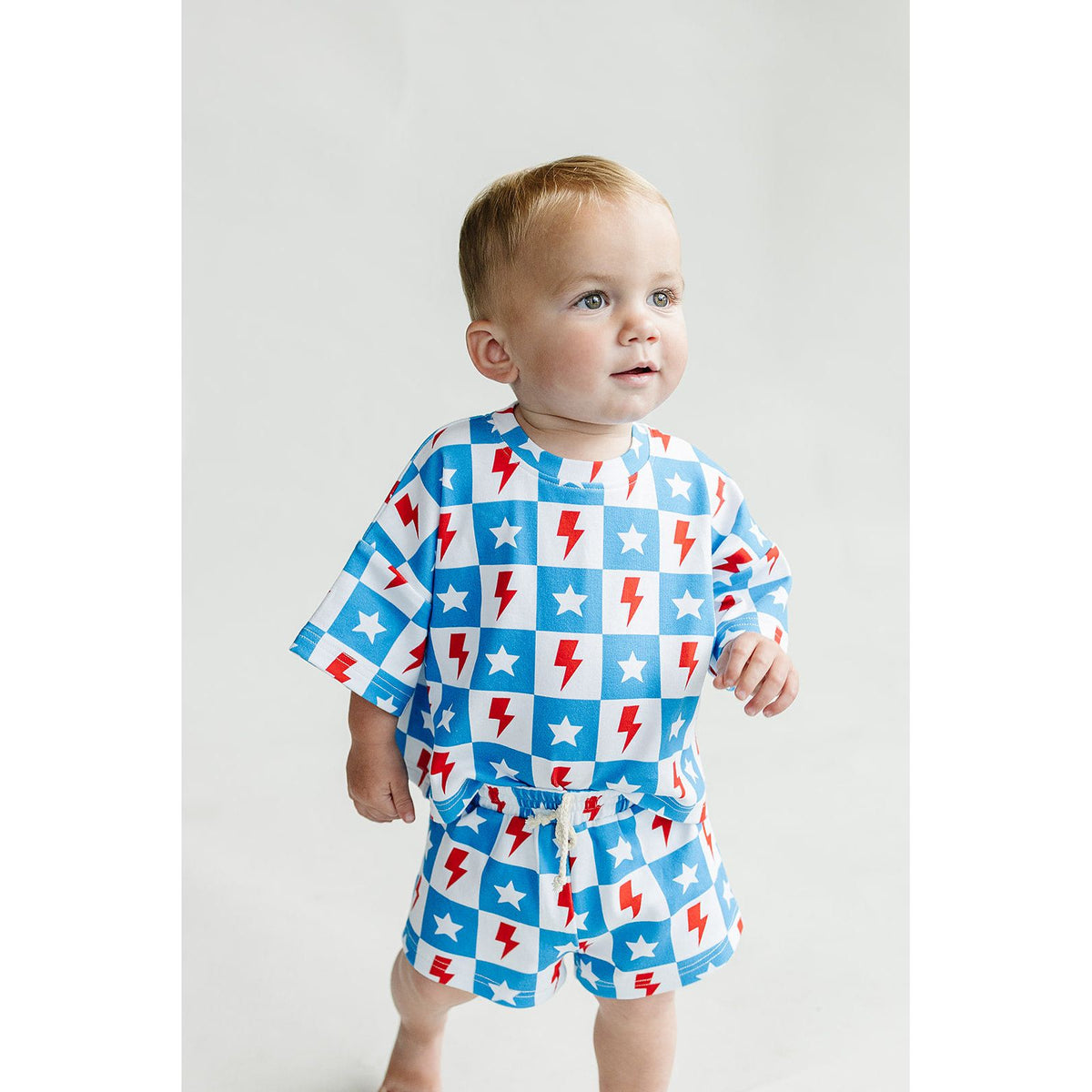 Shorts Set | Checks & Stars