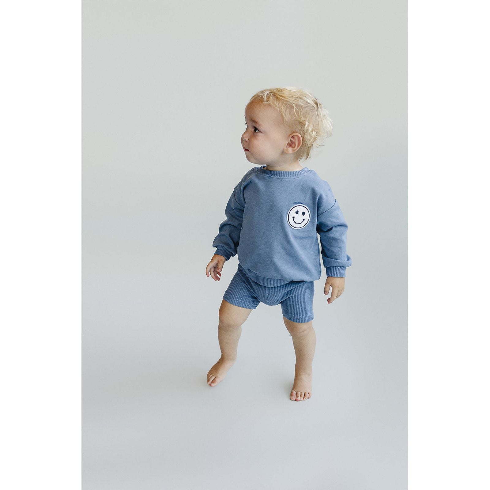 Biker Shorts Set | Blue