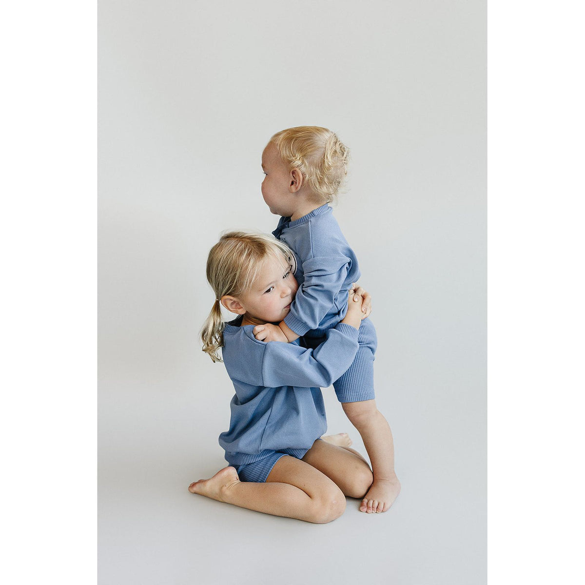 Biker Shorts Set | Blue